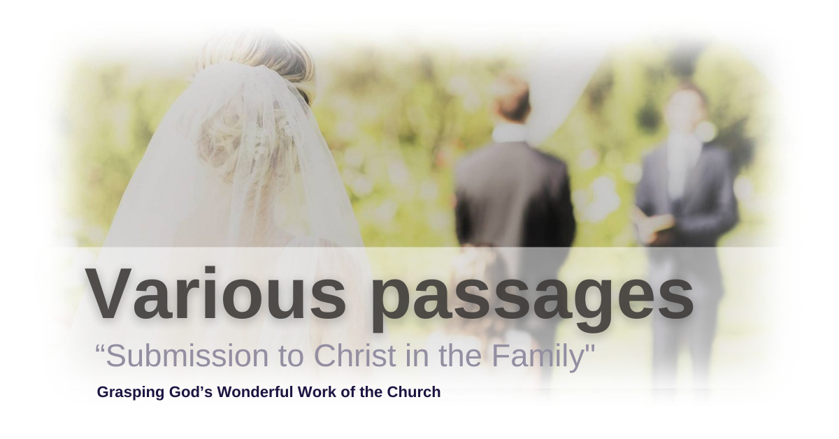 Submission to Christ in the Family Image
